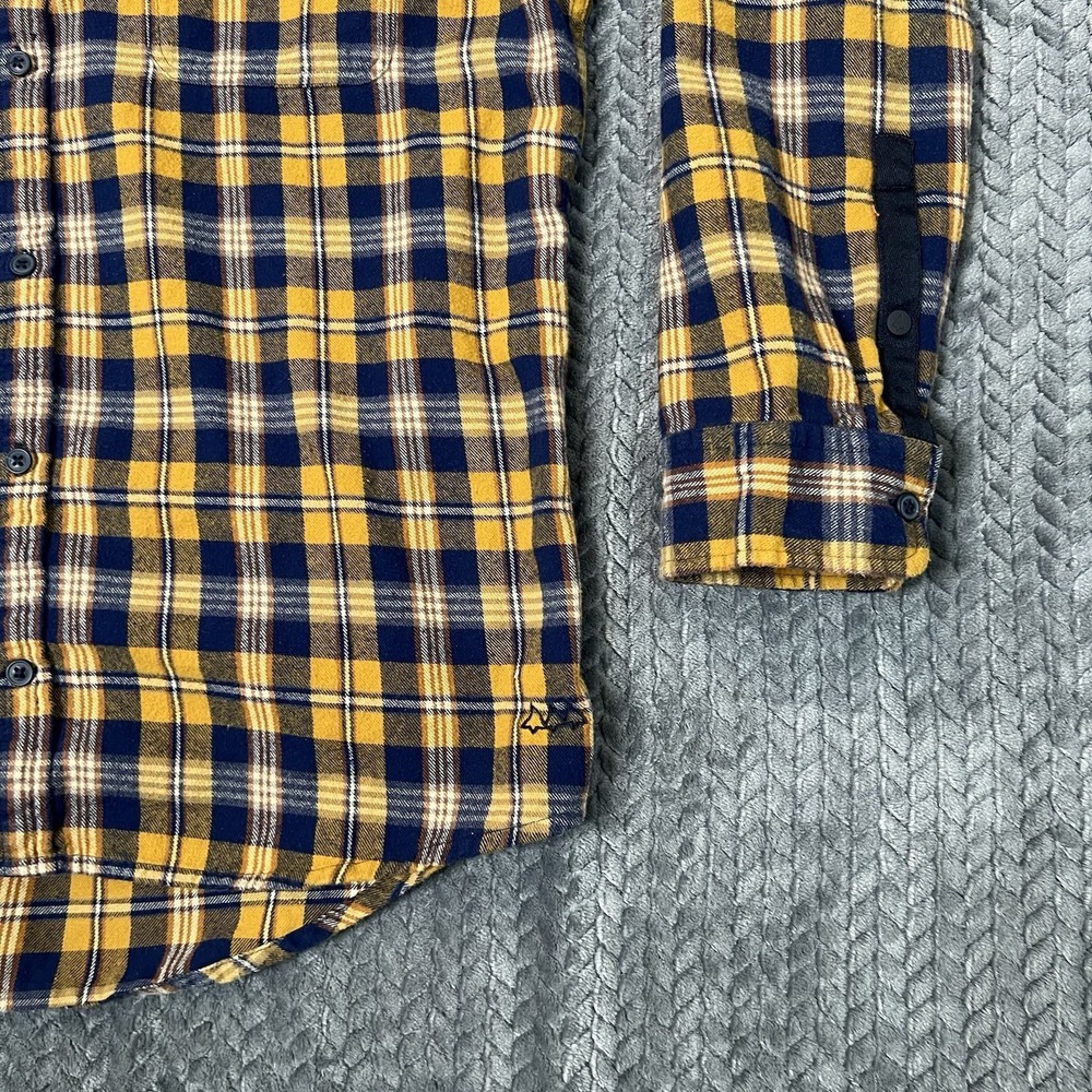 Adventure Expedition Flannel Shirt Mens XL Plaid Cotton Long Sleeve Adv3nture - Picture 5 of 9
